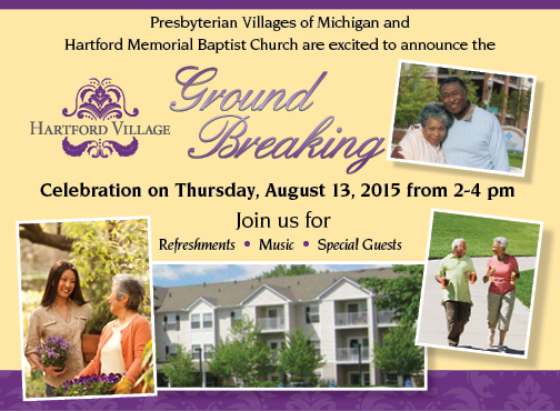 Hartford Village Ground Breaking Celebration